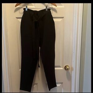 Urban Heritage Black Elastic-Waist Pants